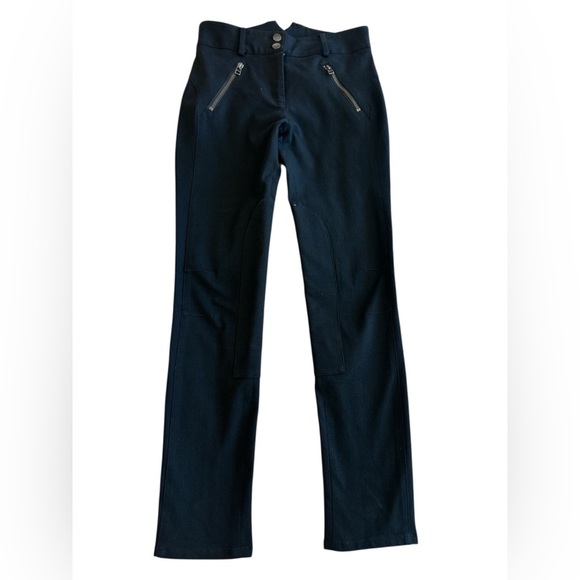 Veronica Beard Black Cotton Cigarette Pants - Picture 2 of 8